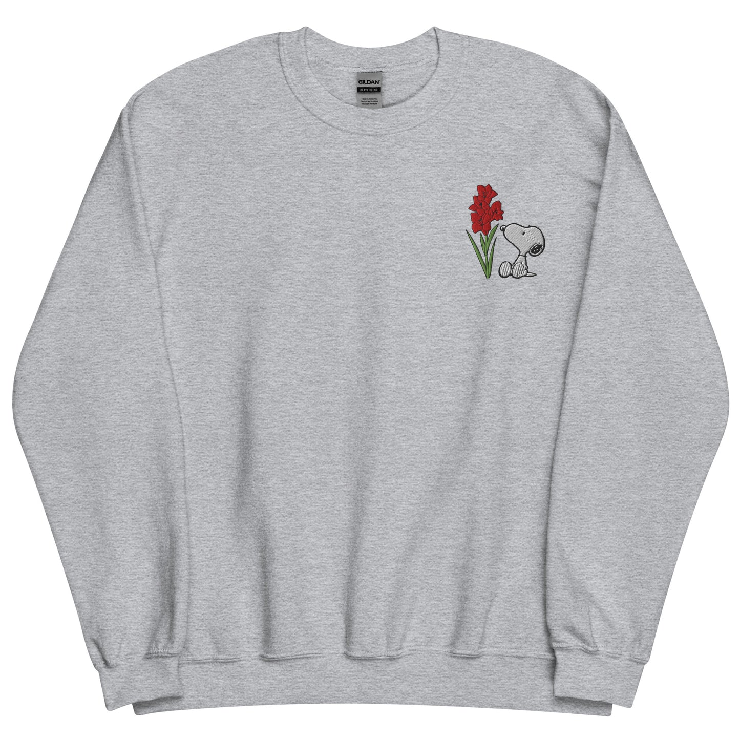 Peanuts Snoopy Crewneck Sweatshirt Select a Birth Month Flower Pattern