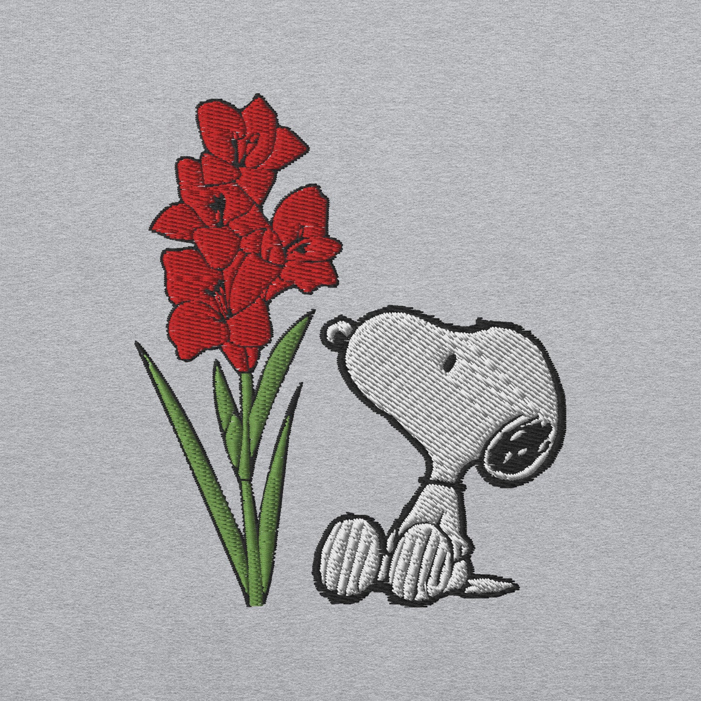 Peanuts Snoopy Crewneck Sweatshirt Select a Birth Month Flower Pattern