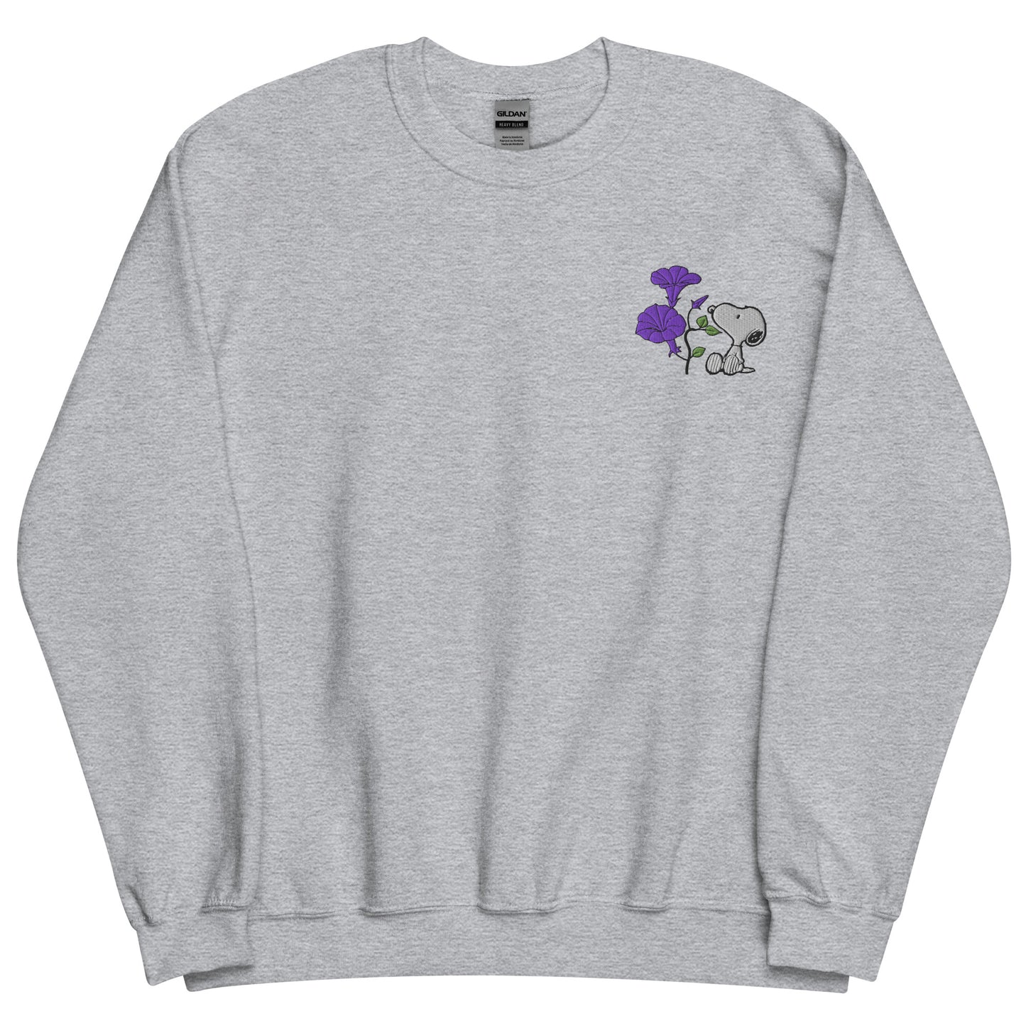 Peanuts Snoopy Crewneck Sweatshirt Select a Birth Month Flower Pattern