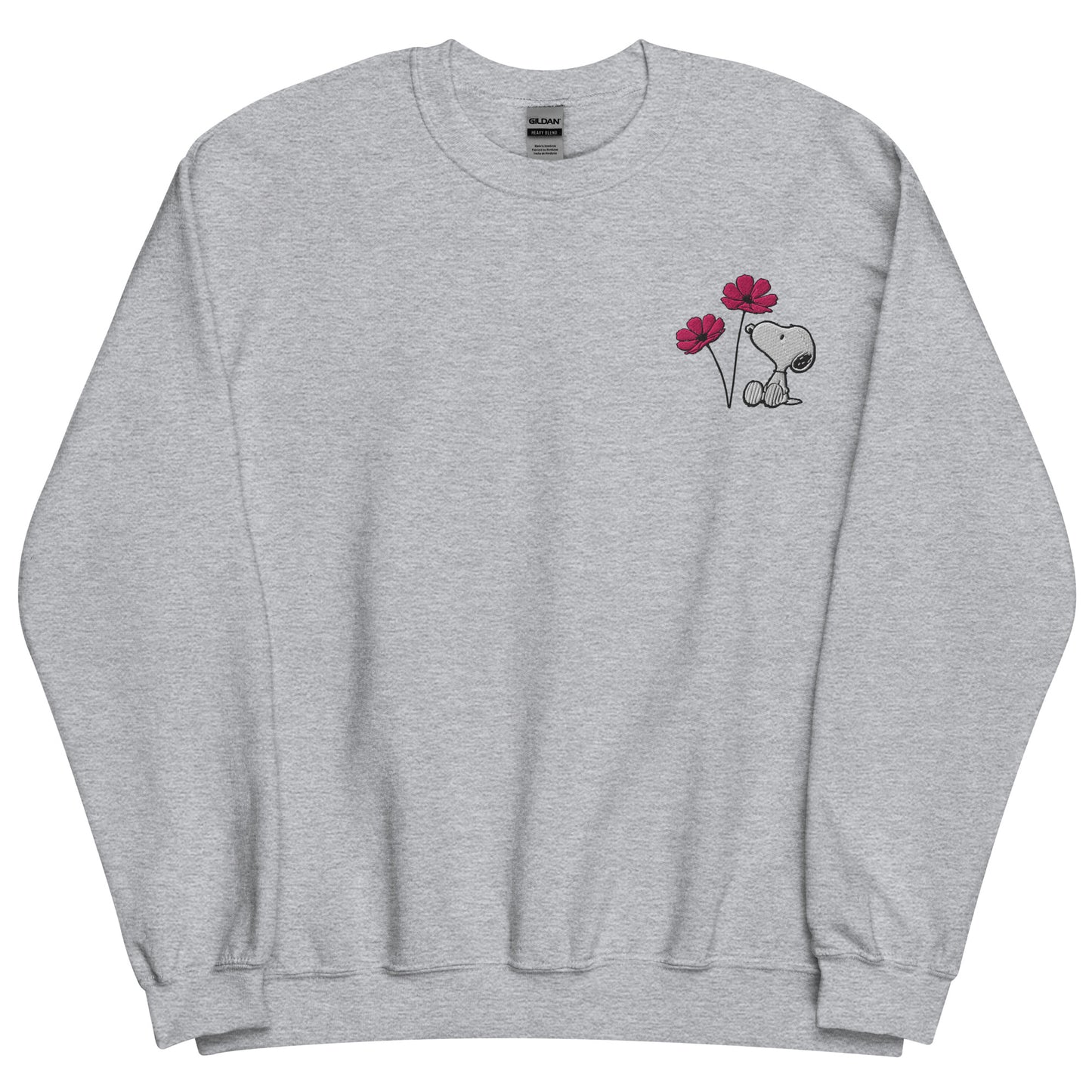 Peanuts Snoopy Crewneck Sweatshirt Select a Birth Month Flower Pattern