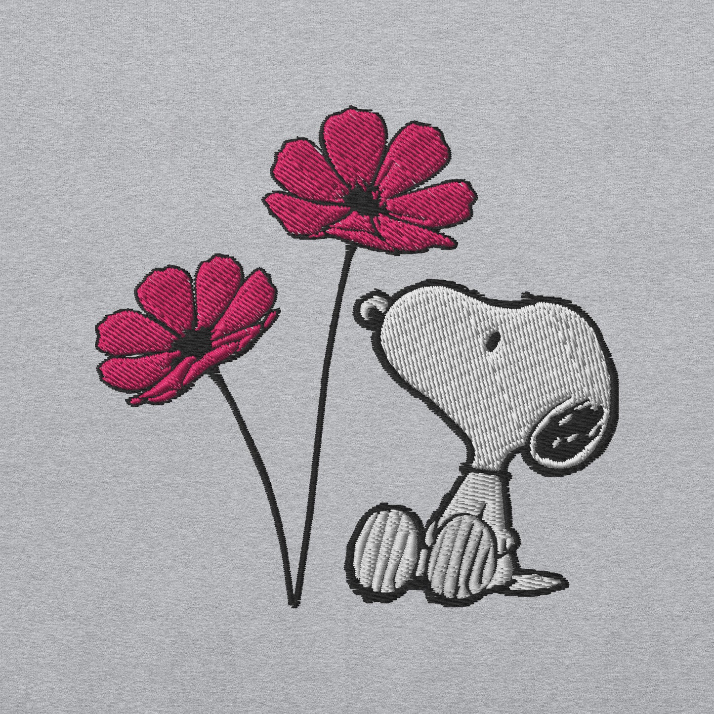 Peanuts Snoopy Crewneck Sweatshirt Select a Birth Month Flower Pattern