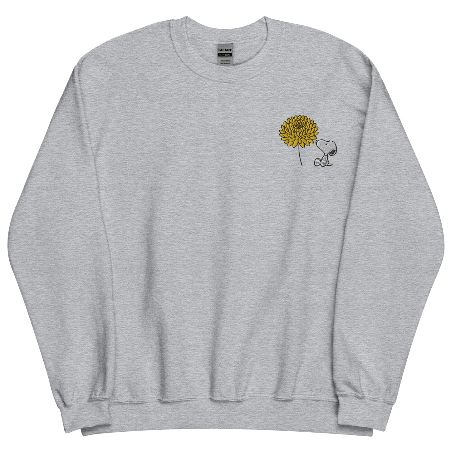 Peanuts Snoopy Crewneck Sweatshirt Select a Birth Month Flower Pattern