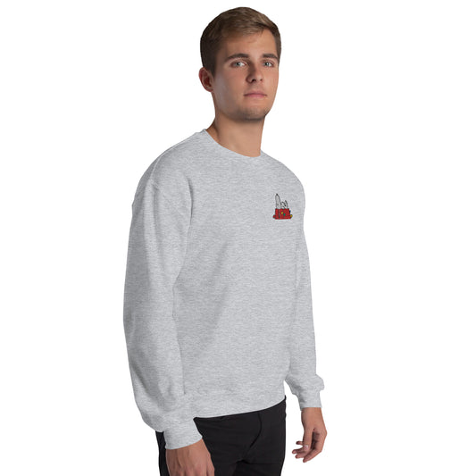 Forest green crewneck sweatshirt featuring a graphic of Snoopy on the front chest-7