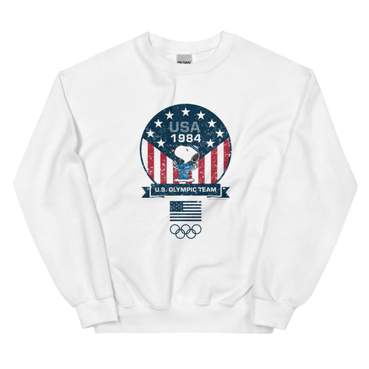 Peanuts Team USA '84 Unisex Crewneck-0