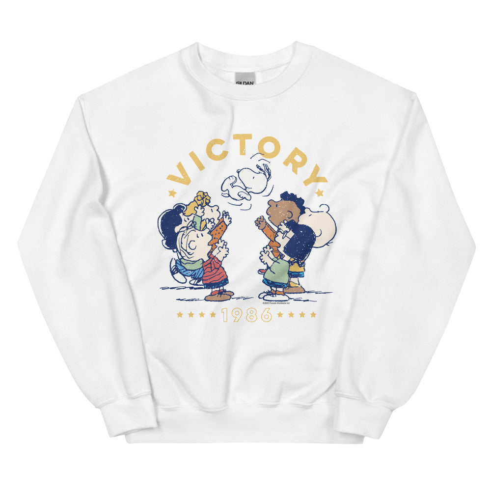 Peanuts Victory Adult Crewneck Sweatshirt