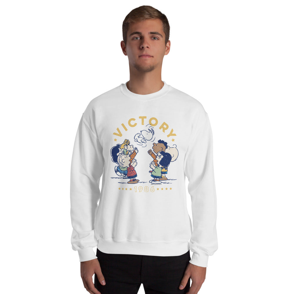 Peanuts Victory Adult Crewneck Sweatshirt