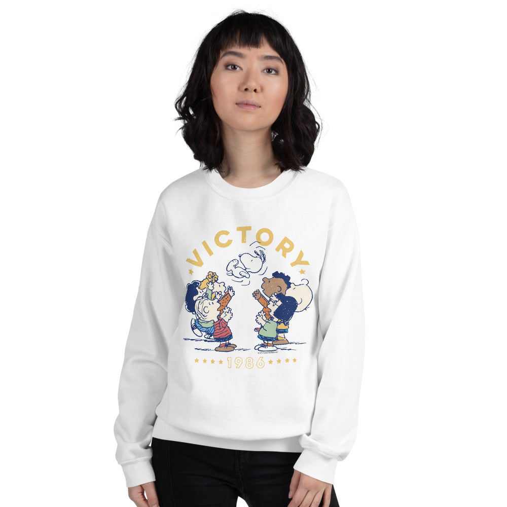 Peanuts Victory Adult Crewneck Sweatshirt