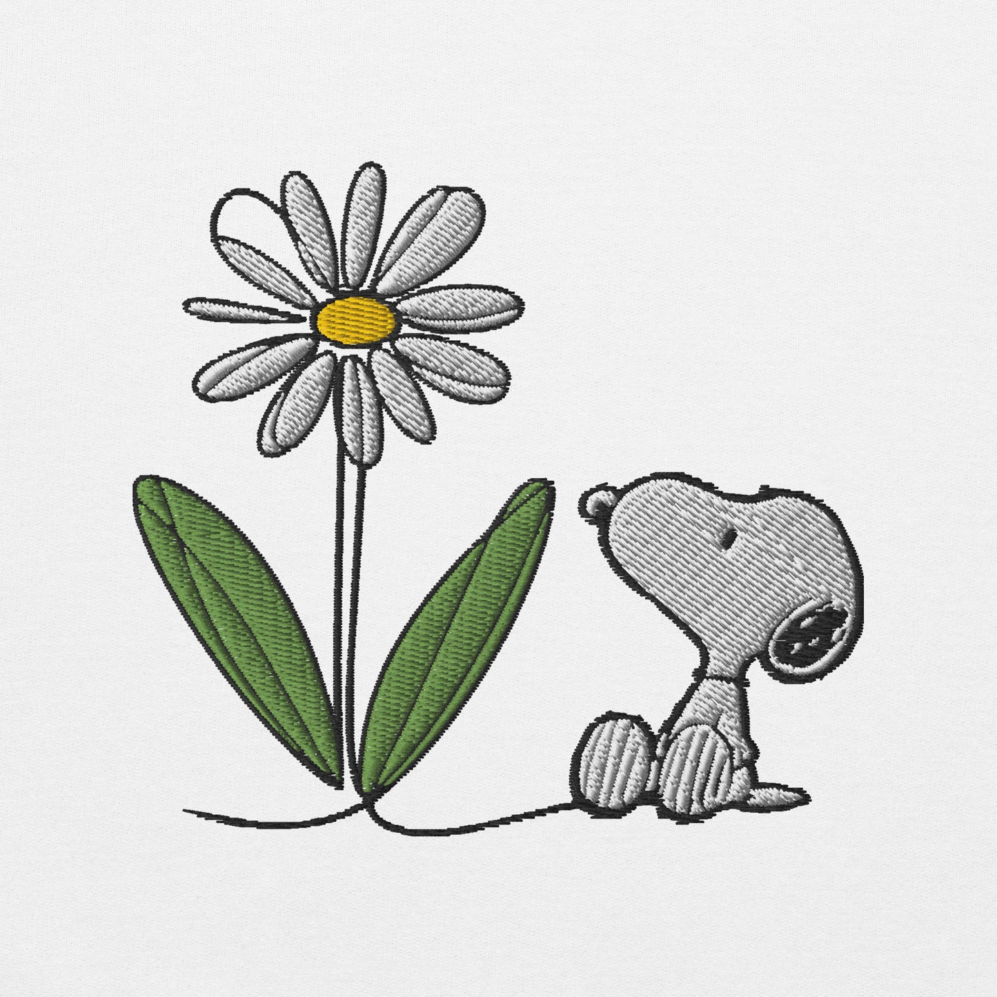 Peanuts Snoopy Crewneck Sweatshirt Select a Birth Month Flower Pattern