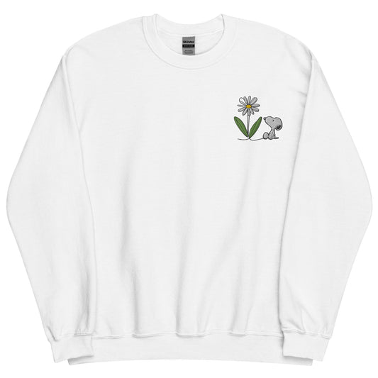 Peanuts Snoopy Crewneck Sweatshirt Select a Birth Month Flower Pattern-16
