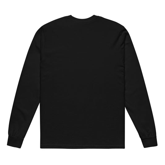 Black long sleeve t-shirt featuring a festive Fa La La La Peanuts graphic centered on the front-1