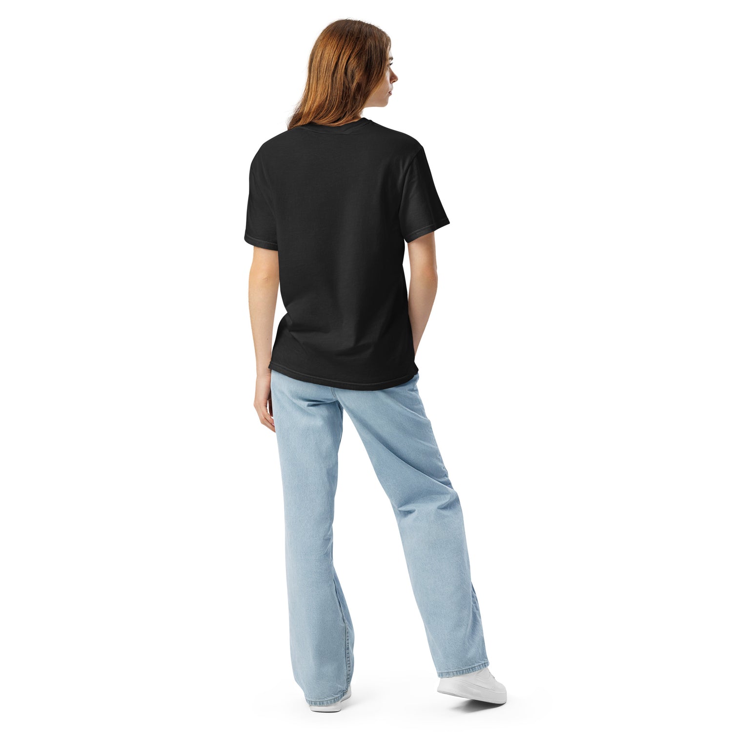 Back view of Peanuts garment dyed t-shirt