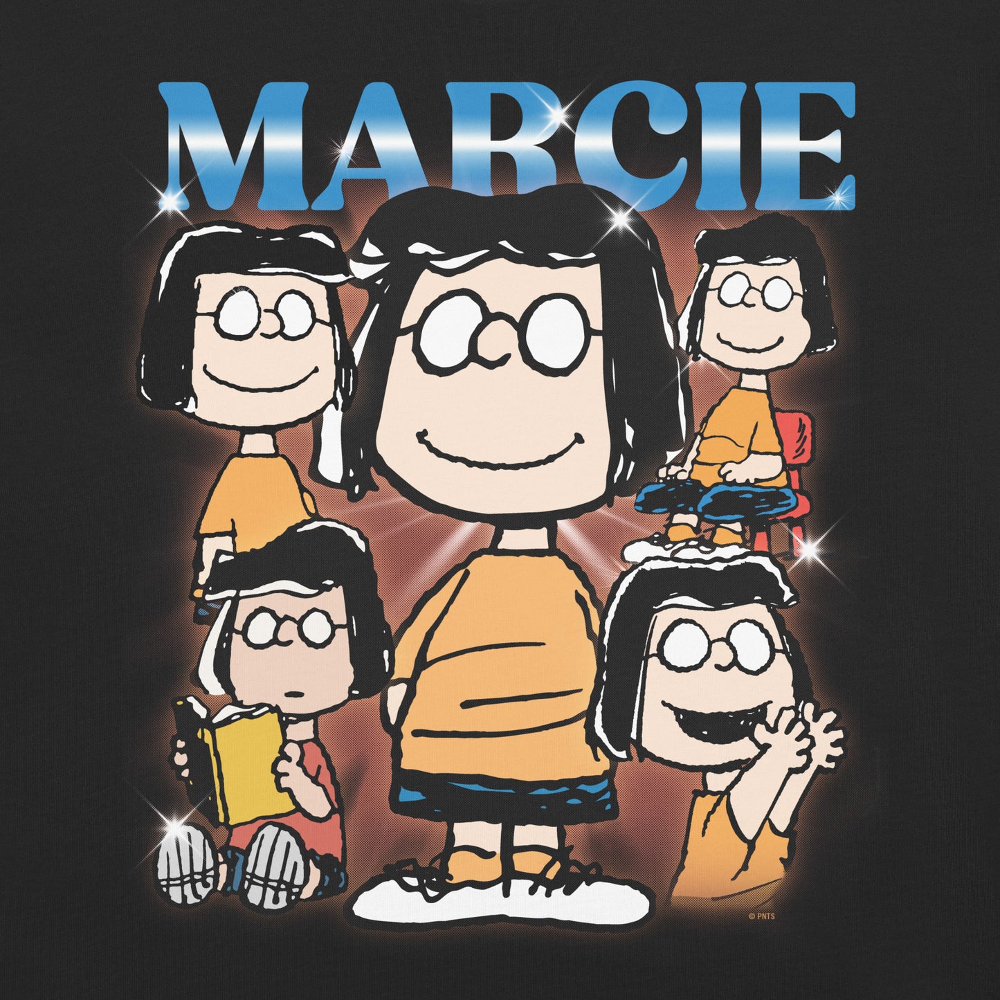 Peanuts Marcie Heartthrob T-Shirt collar and stitching detail