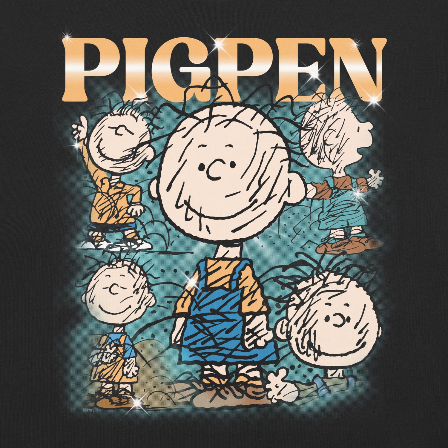 Relaxed fit Peanuts shirt on model