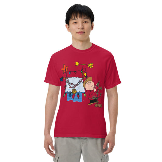 Peanuts A Charlie Brown Christmas Comfort Colors T-Shirt Red-2