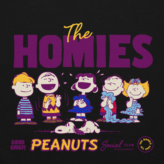 Peanuts The Homies Hoodie Black-1