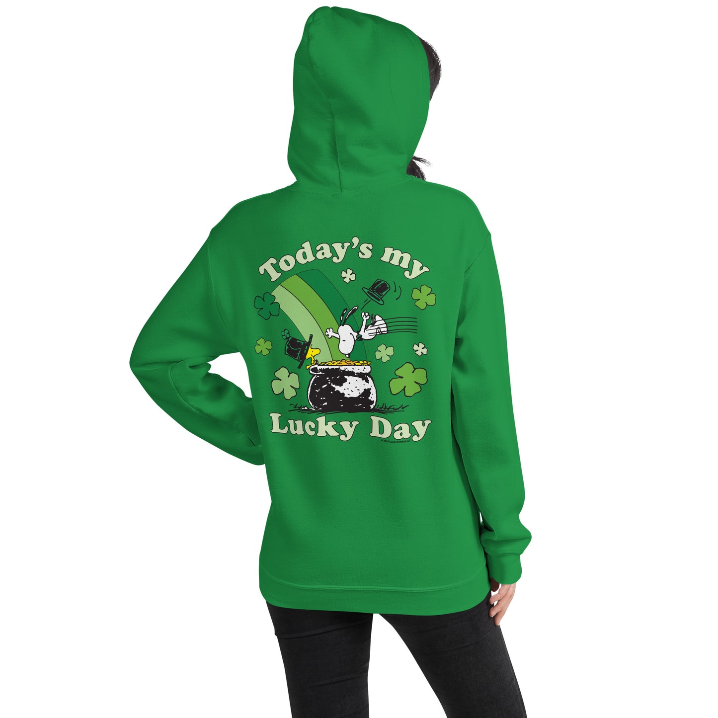 Peanuts Shamrock Hoodie Today’s My Lucky Day