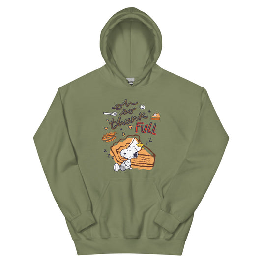 Peanuts Snoopy Oh So Thank FULL Unisex Hoodie-0