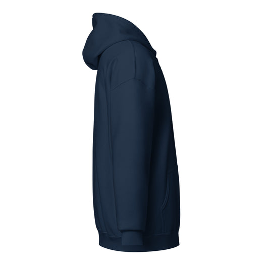 Charcoal grey zip hoodie featuring Charlie Brown standing beside his small Christmas tree on the front chest-8