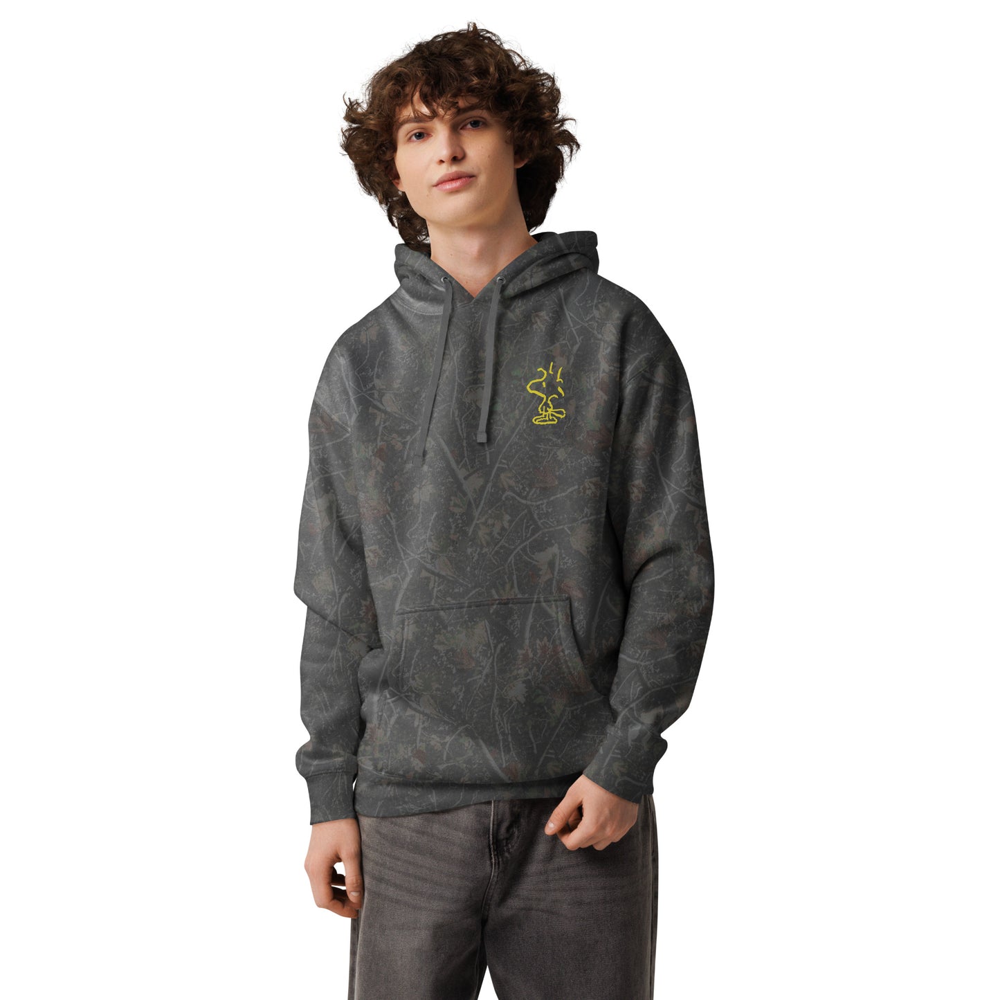 Peanuts Camo Hoodie Woodstock