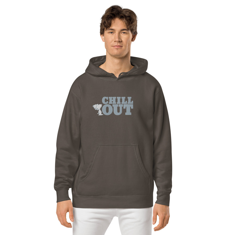 Peanuts Snoopy Chill Out Embroidered Adult Hoodie