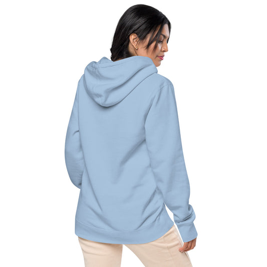 Peanuts Best Buddies Embroidered Hoodie Pigment Light Blue-2