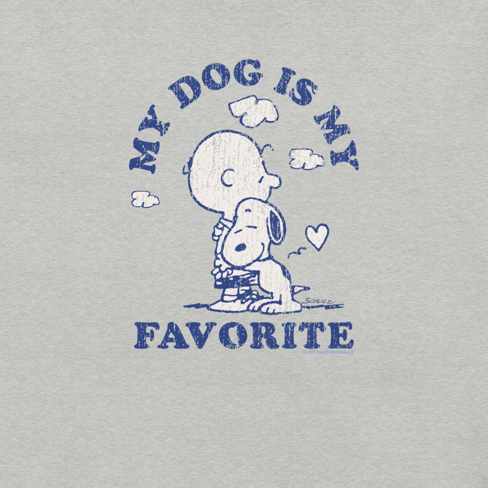 Peanuts My Dog Is My Favorite Unisex T-Shirt