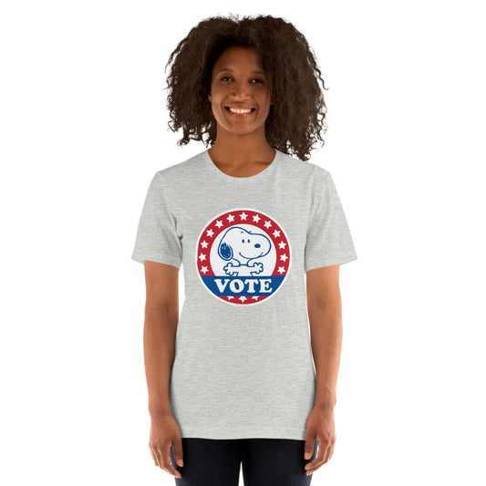 Peanuts Snoopy Vote Unisex T-Shirt-2