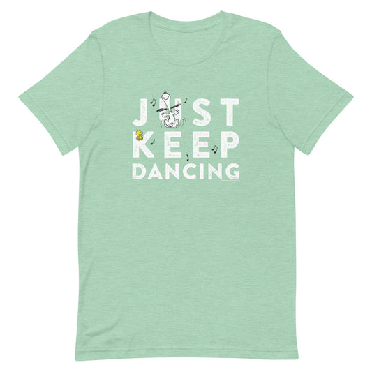 Peanuts Just Keep Dancing Unisex T-Shirt-4