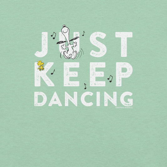 Peanuts Just Keep Dancing Unisex T-Shirt-5