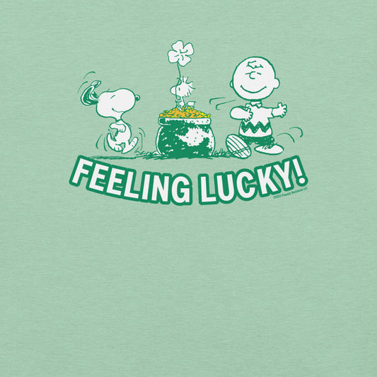 Peanuts Feeling Lucky Unisex T-Shirt-1