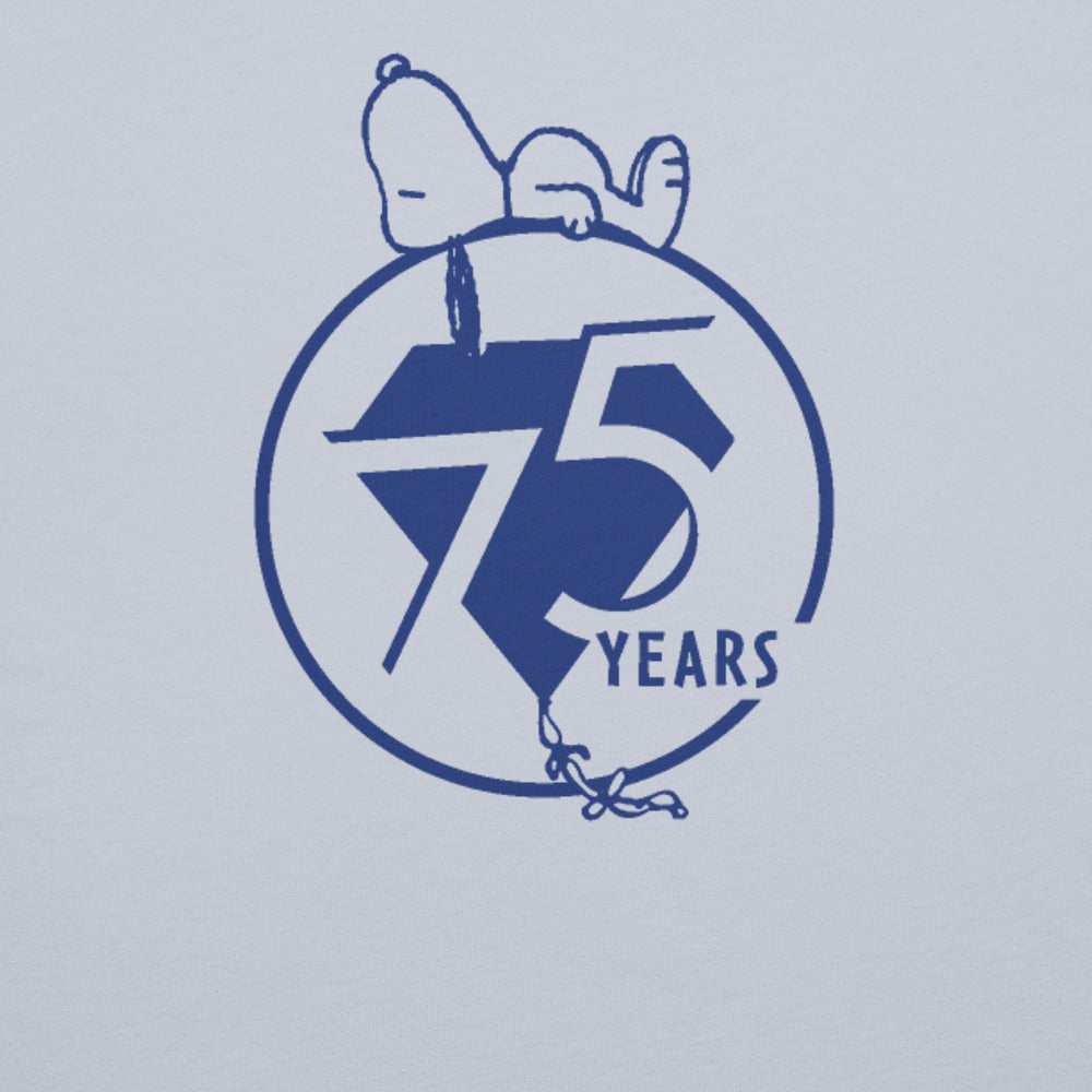 75 Years of Peanuts Happiness Is A Warm Puppy Adult T-Shirt