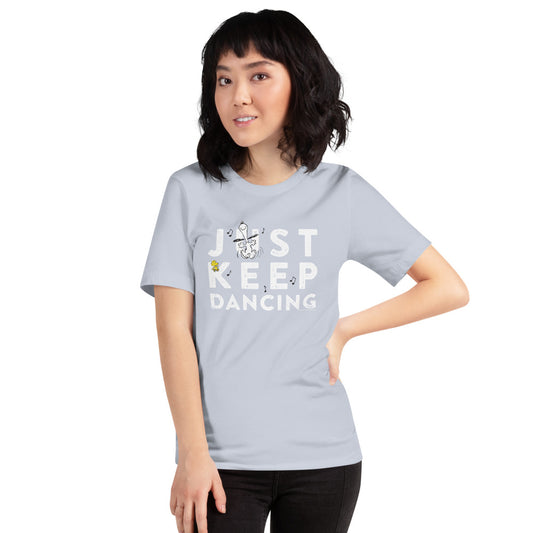 Peanuts Just Keep Dancing Unisex T-Shirt-3