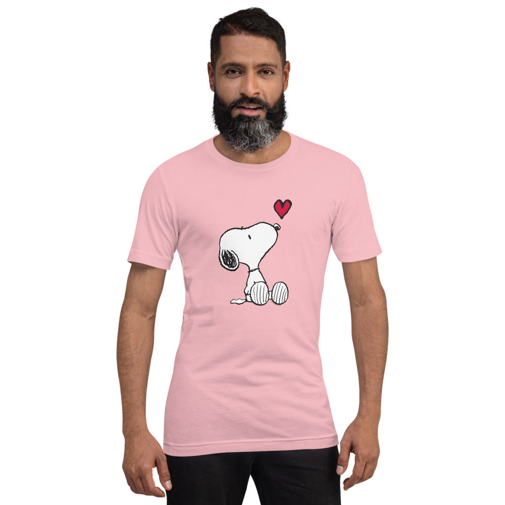 Peanuts Snoopy Heart Unisex T-Shirt