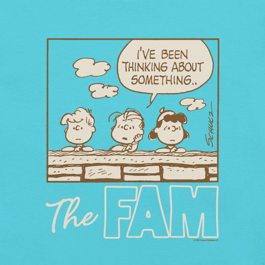 Peanuts The Fam T-Shirt Turquoise-1