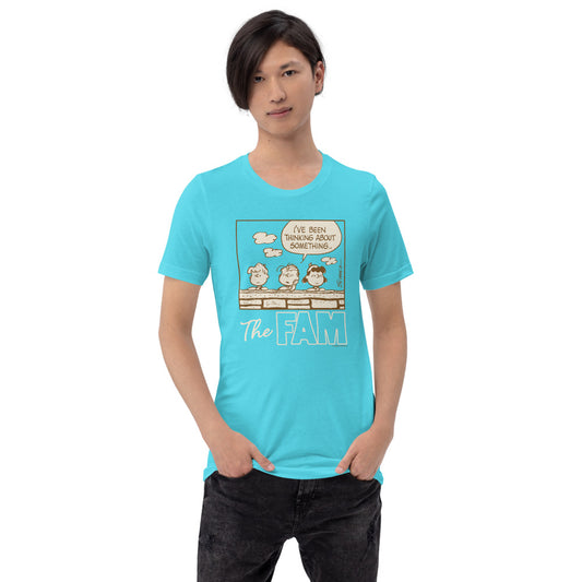 Peanuts The Fam T-Shirt Turquoise-2