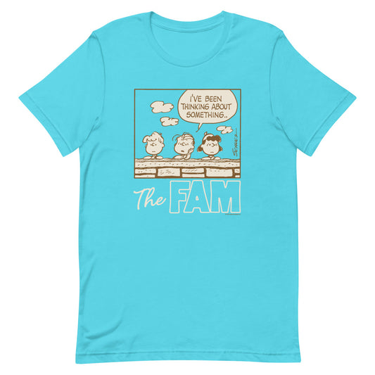 Peanuts The Fam T-Shirt Turquoise-0