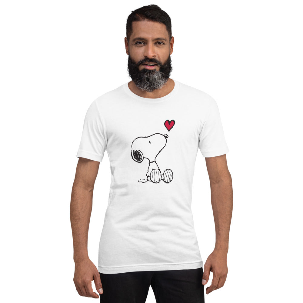 Peanuts Snoopy Heart Unisex T-Shirt