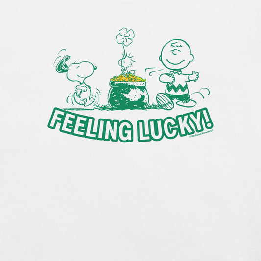 Peanuts Feeling Lucky Unisex T-Shirt-6