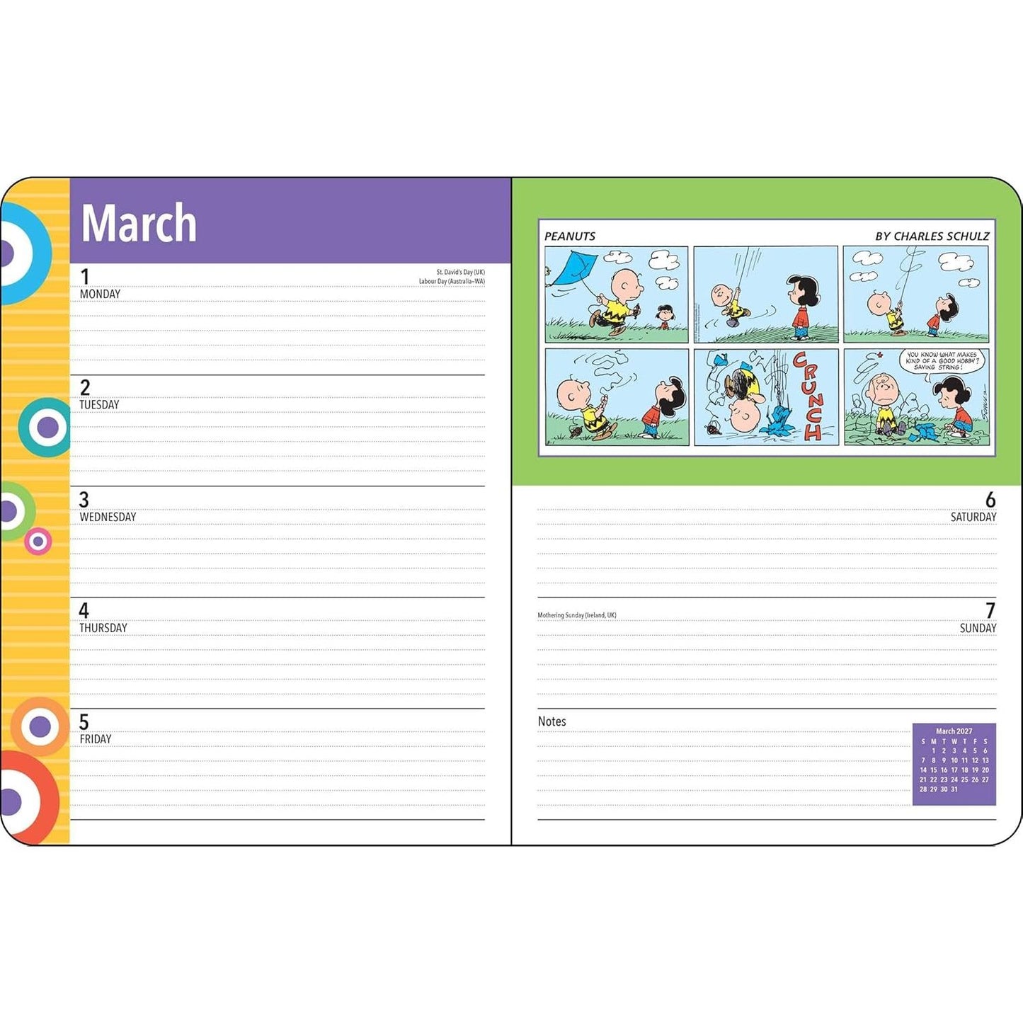 PEANUTS® 2027 Monthly/Weekly Planner Calendar-4