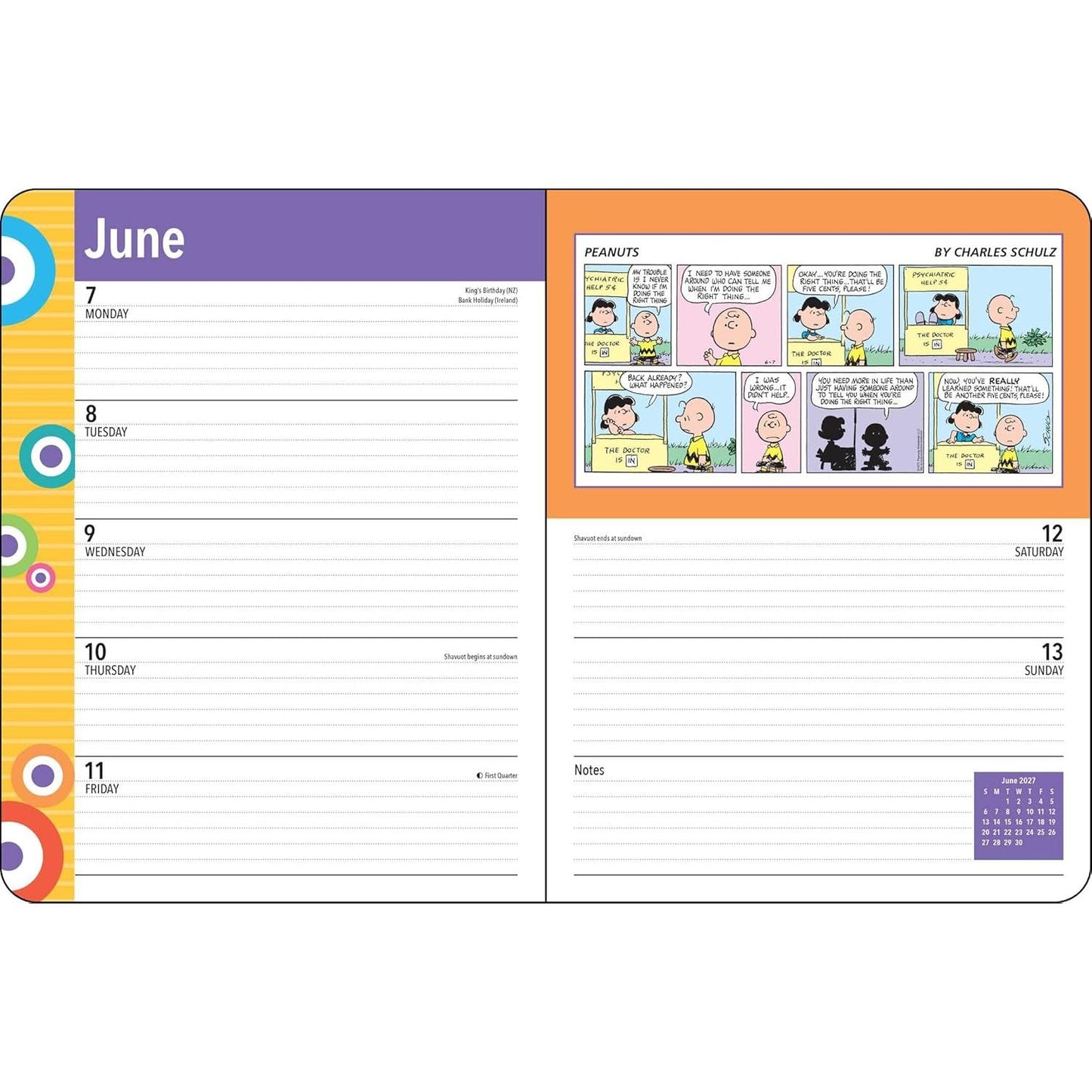 PEANUTS® 2027 Monthly/Weekly Planner Calendar-3