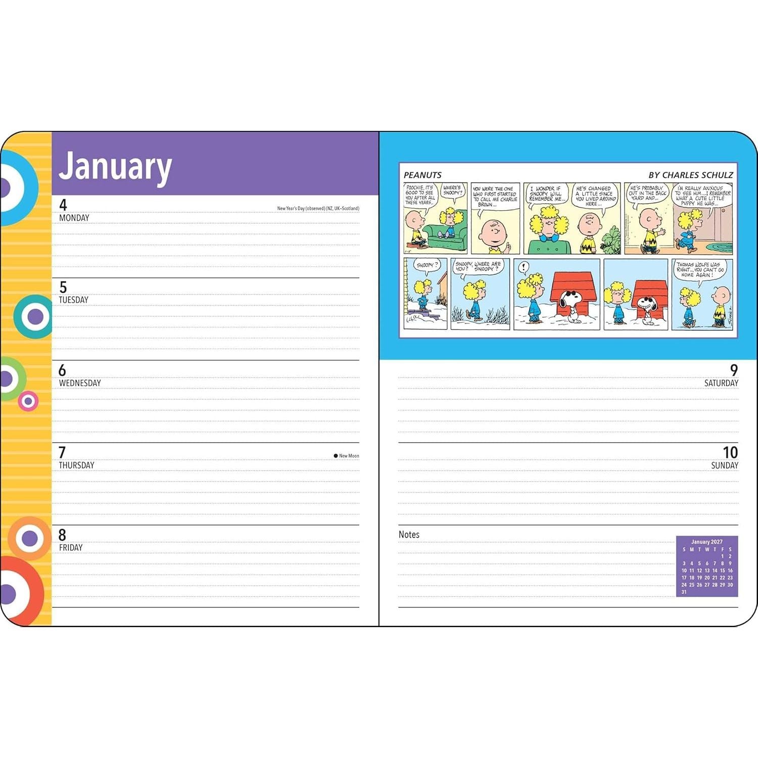 PEANUTS® 2027 Monthly/Weekly Planner Calendar-6