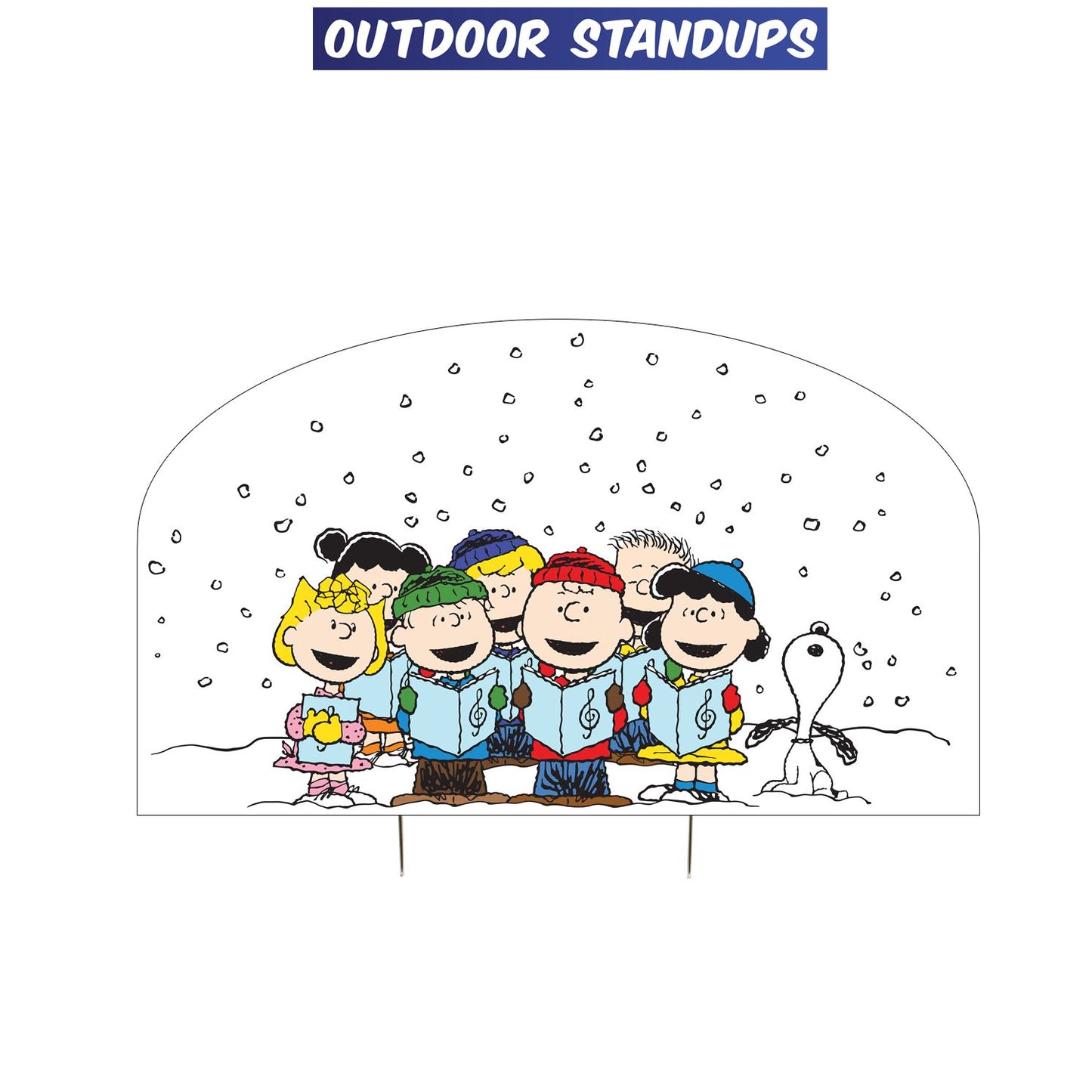 Peanuts Christmas Outdoor Standee