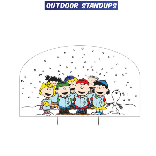 Peanuts Christmas Outdoor Standee-0