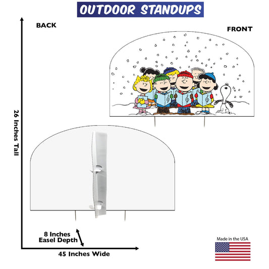Peanuts Christmas Outdoor Standee-1