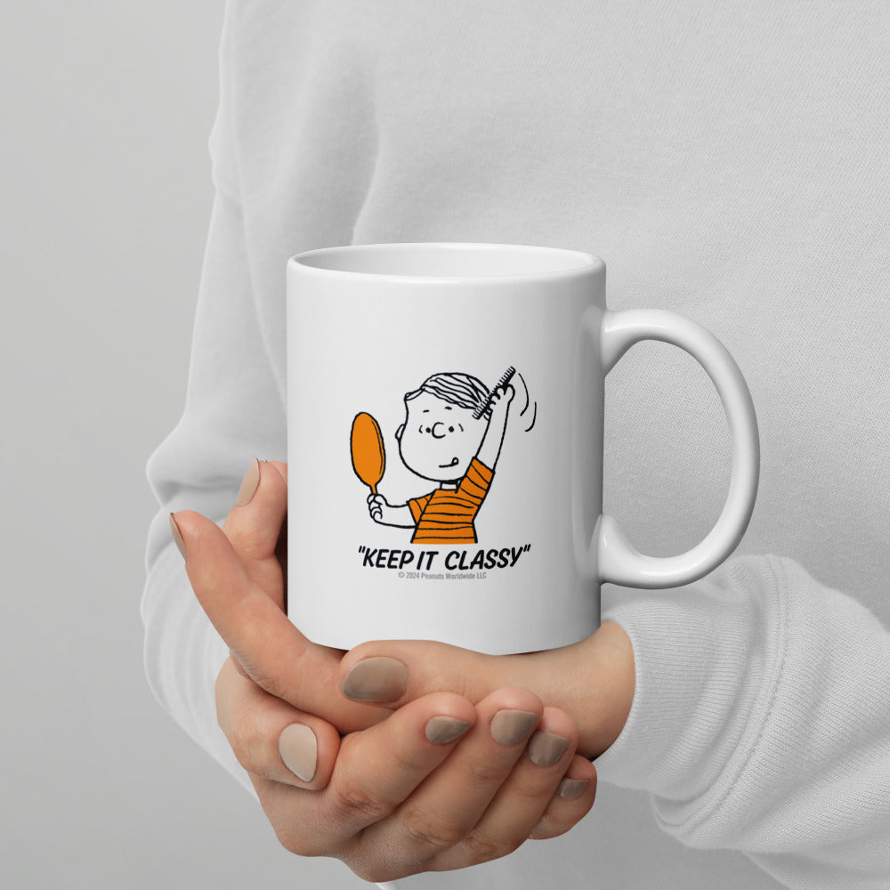 Chuck's Barber Shop White Mug