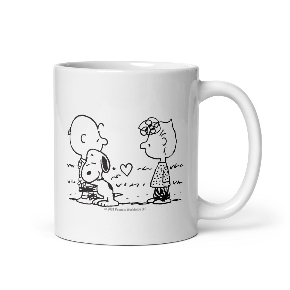 Peanuts Life Is Better With A Dog Customizable White Mug