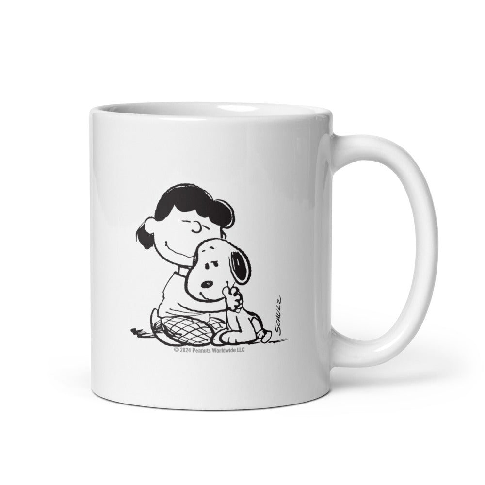 Peanuts Life Is Better With A Dog Customizable White Mug