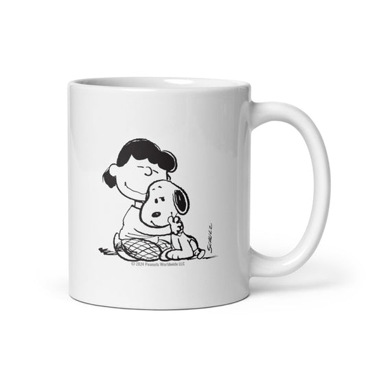 Peanuts Life Is Better With A Dog Customizable White Mug-2