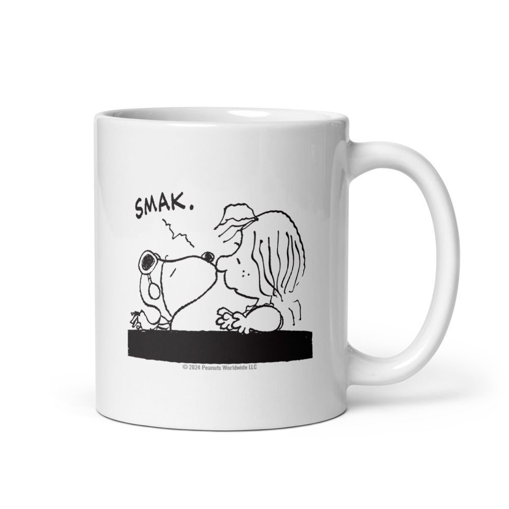 Peanuts Life Is Better With A Dog Customizable White Mug