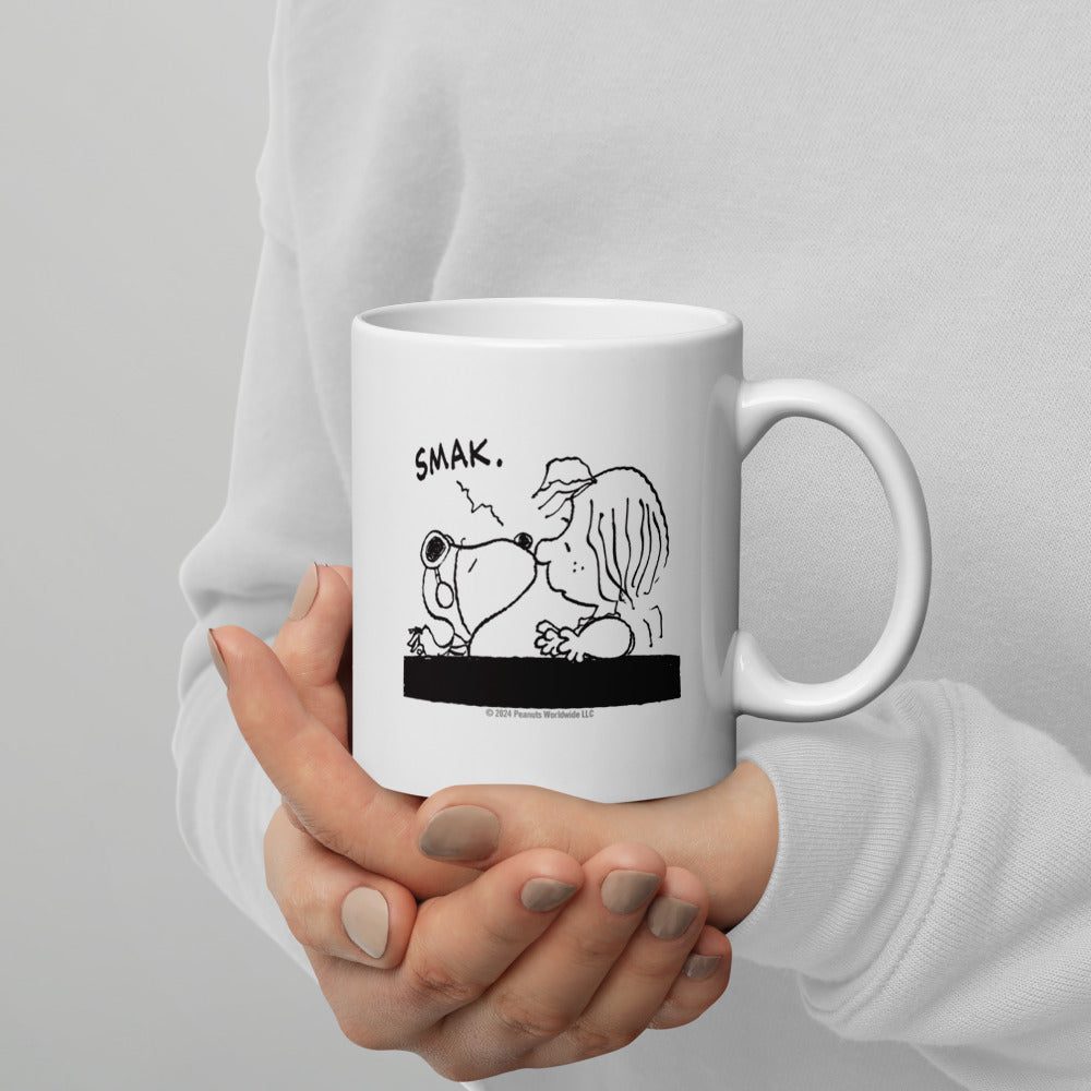 Peanuts Life Is Better With A Dog Customizeable White Mug